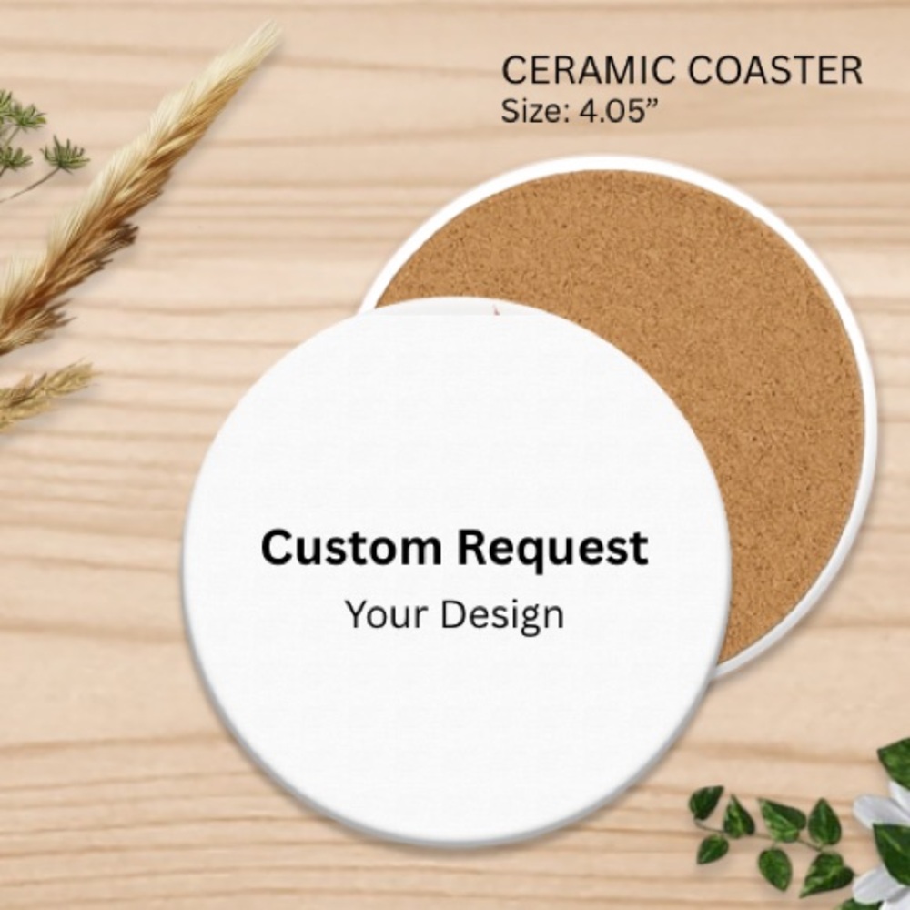 Set of 2 - Ceramic Coaster
